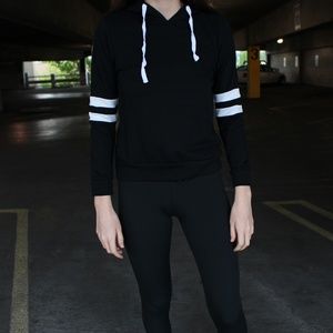 Black and White Hoodie